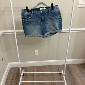 Torrid Light Blue Jean Shorts